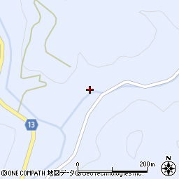 熊本県山鹿市鹿北町岩野2158周辺の地図