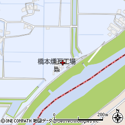 福岡県柳川市大和町六合1634周辺の地図