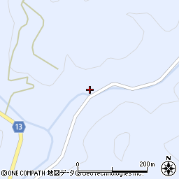 熊本県山鹿市鹿北町岩野2162周辺の地図