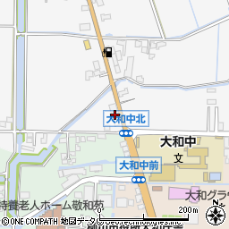 福岡県柳川市大和町塩塚1306周辺の地図