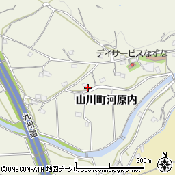 福岡県みやま市山川町河原内1210-1周辺の地図