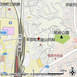 長崎県佐世保市早苗町241周辺の地図