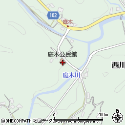 庭木公民館周辺の地図