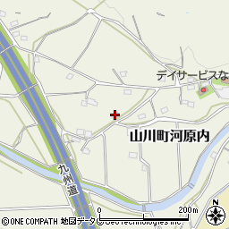 福岡県みやま市山川町河原内1124周辺の地図