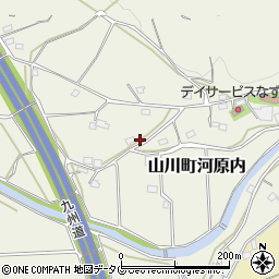 福岡県みやま市山川町河原内1124-1周辺の地図