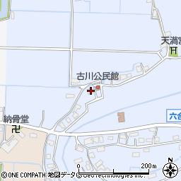 福岡県柳川市大和町六合1721周辺の地図