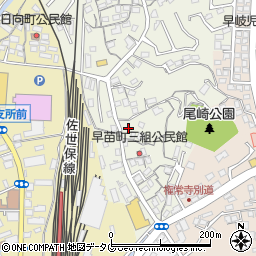 長崎県佐世保市早苗町240-2周辺の地図