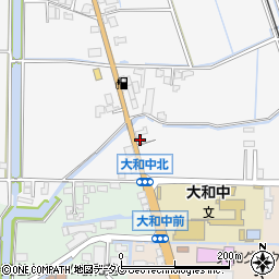 福岡県柳川市大和町塩塚1418周辺の地図