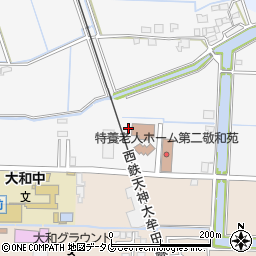 福岡県柳川市大和町塩塚1388周辺の地図