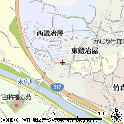 大分県臼杵市東鍛冶屋3019周辺の地図