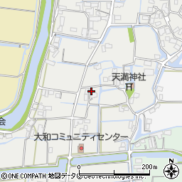 福岡県柳川市大和町明野345周辺の地図