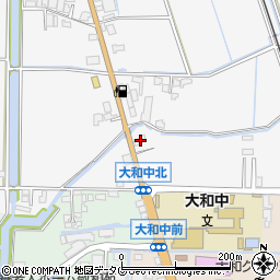 福岡県柳川市大和町塩塚1416周辺の地図