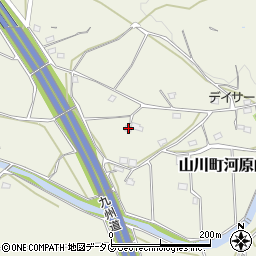 福岡県みやま市山川町河原内1113周辺の地図