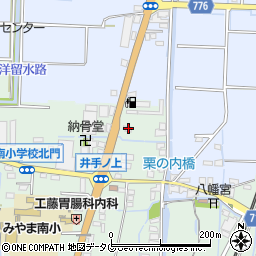 福岡県みやま市瀬高町太神1266周辺の地図