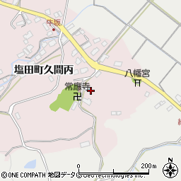 佐賀県嬉野市塩田町大字久間牛坂25周辺の地図