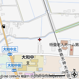 福岡県柳川市大和町塩塚1402周辺の地図