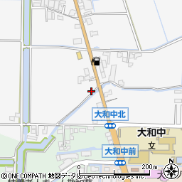 福岡県柳川市大和町塩塚1318周辺の地図