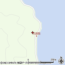 愛媛県宇和島市津島町北灘1911周辺の地図