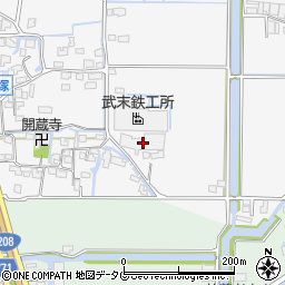 福岡県柳川市大和町塩塚1287周辺の地図