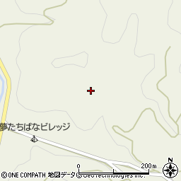 福岡県八女市立花町白木3354周辺の地図