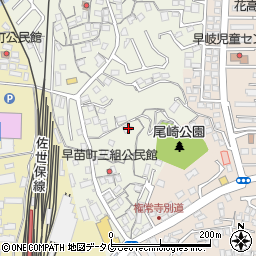 長崎県佐世保市早苗町244周辺の地図