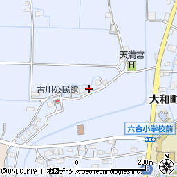 福岡県柳川市大和町六合1715周辺の地図