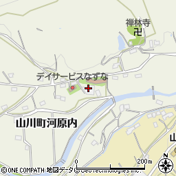福岡県みやま市山川町河原内1227周辺の地図
