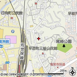 長崎県佐世保市早苗町239周辺の地図