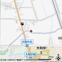 福岡県柳川市大和町塩塚1335周辺の地図