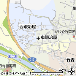 大分県臼杵市東鍛冶屋3013周辺の地図