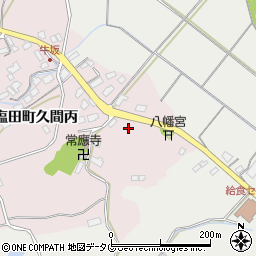 佐賀県嬉野市塩田町大字久間牛坂9周辺の地図
