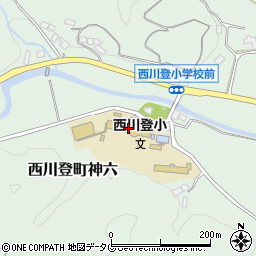 武雄市立西川登小学校周辺の地図