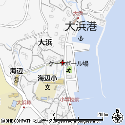 大分県臼杵市大浜185周辺の地図