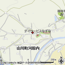 福岡県みやま市山川町河原内1050周辺の地図
