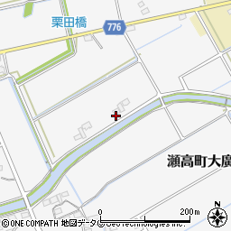 福岡県みやま市瀬高町大廣園1176周辺の地図