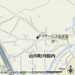 福岡県みやま市山川町河原内1088周辺の地図