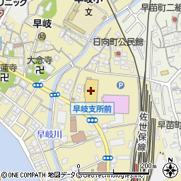 マツモトキヨシ早岐店周辺の地図
