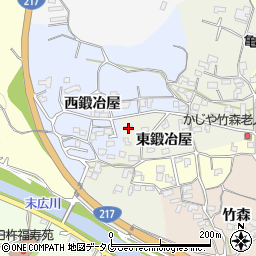 大分県臼杵市東鍛冶屋3011周辺の地図