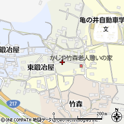 大分県臼杵市東鍛冶屋3203周辺の地図