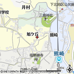 大分県臼杵市旭ケ丘周辺の地図