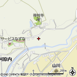 福岡県みやま市山川町河原内1296-1周辺の地図