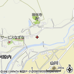 福岡県みやま市山川町河原内1296周辺の地図