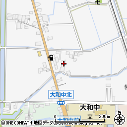 福岡県柳川市大和町塩塚1330周辺の地図