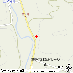 福岡県八女市立花町白木3310周辺の地図