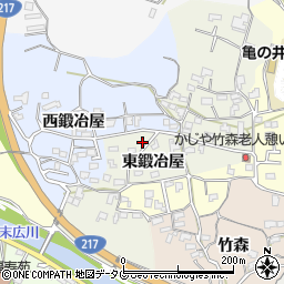 大分県臼杵市東鍛冶屋3006周辺の地図