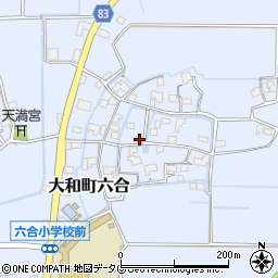 福岡県柳川市大和町六合1571周辺の地図