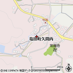 佐賀県嬉野市塩田町大字久間牛坂471周辺の地図