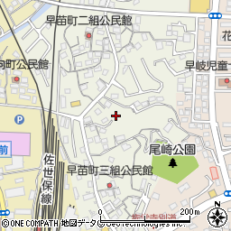 長崎県佐世保市早苗町232周辺の地図