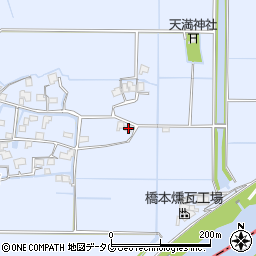 福岡県柳川市大和町六合1612周辺の地図