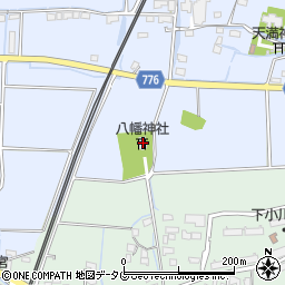 福岡県みやま市瀬高町太神1156周辺の地図